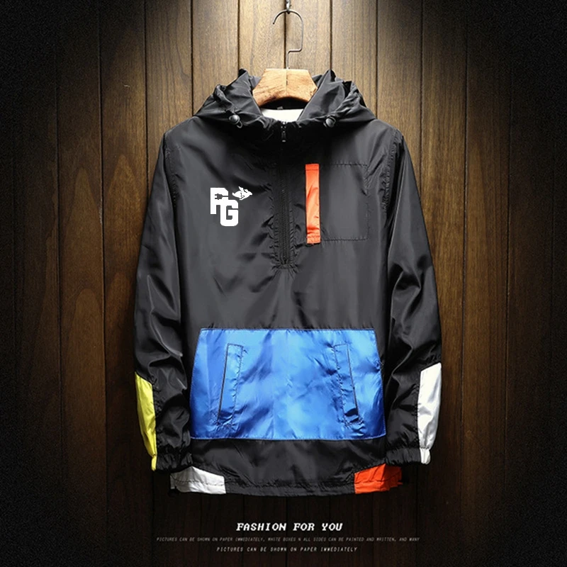 

2023 Spring and Autumn Men's Outdoor Fishing Windproof Jacket Casual Sports Jacket Outdoor Camping Hiking Adventure Jacket