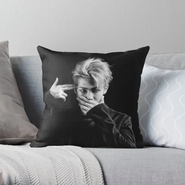 

Rap Monster Printing Throw Pillow Cover Case Square Anime Hotel Soft Decorative Sofa Home Wedding Waist Pillows not include