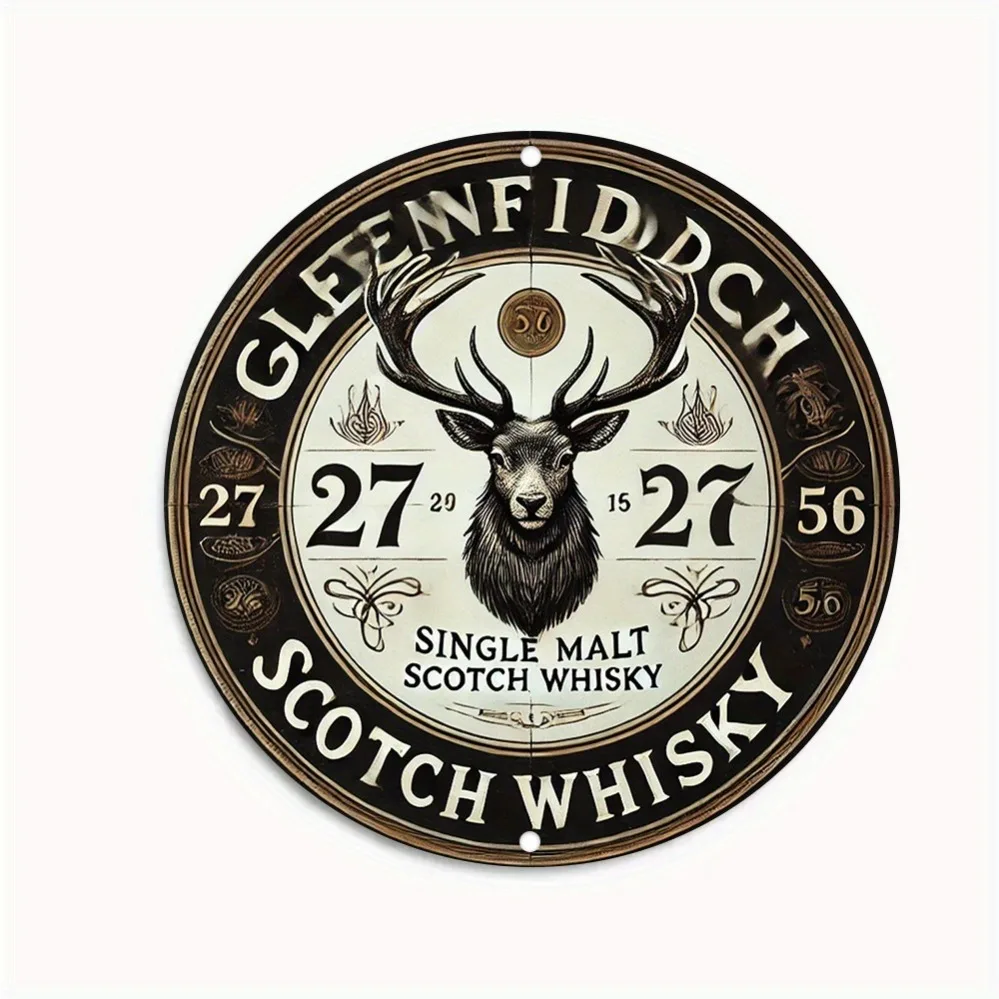 

HELLOYOUNG Glenfiddich Single Malt Scotch Whisky Знак из алюминия