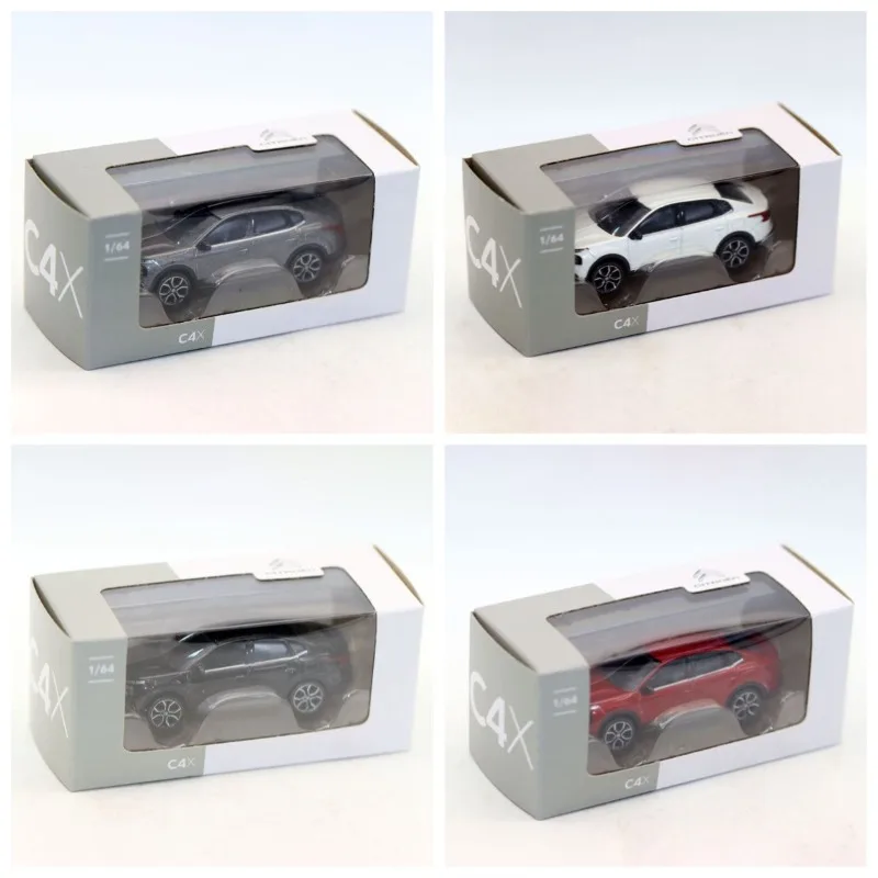 Фото NOREV масштаб 1:64 Citroen C4 X 2023, имитация сплава, модель автомобиля, статическая коллекция, украшенные праздничные подарки, игрушки №1