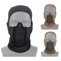 motorcycle balaclava breathable army protection mask universal tactical headgear cs hunting airsoft wargame military sports mask