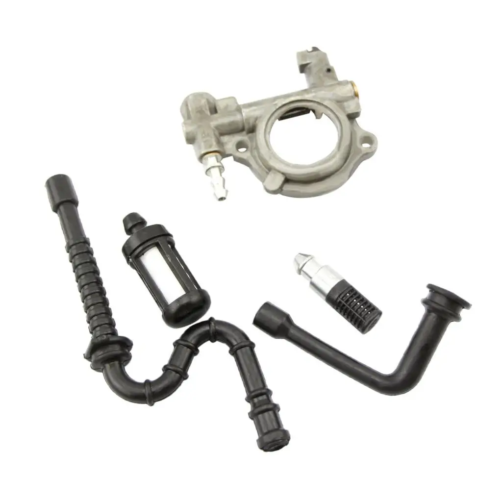 

Metal Oil Fuel Line Filter Oil Pump Kit For MS240 MS260 Chainsaw