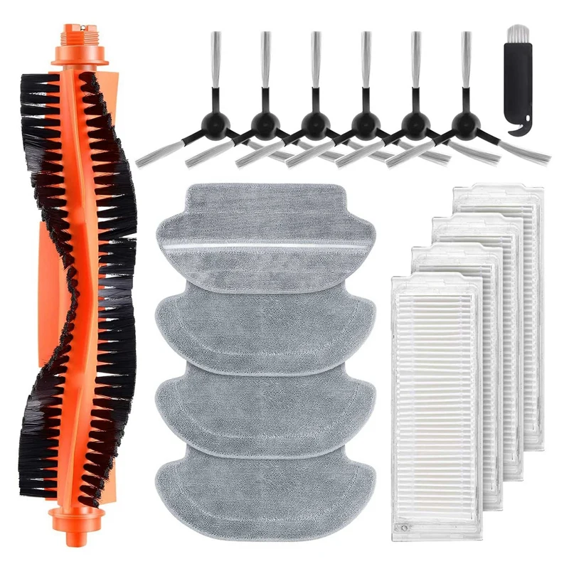 

Main Brushes Mop Cloth Rag Filter for Xiaomi Mi Robot Vacuum-Mop P STYTJ02YM Robot Vacuum Cleaner Replacement Parts Kits