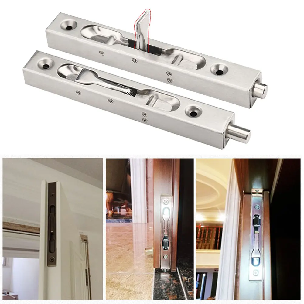 Скользящий болт прочная безопасная дверная защелка для дома с винтами