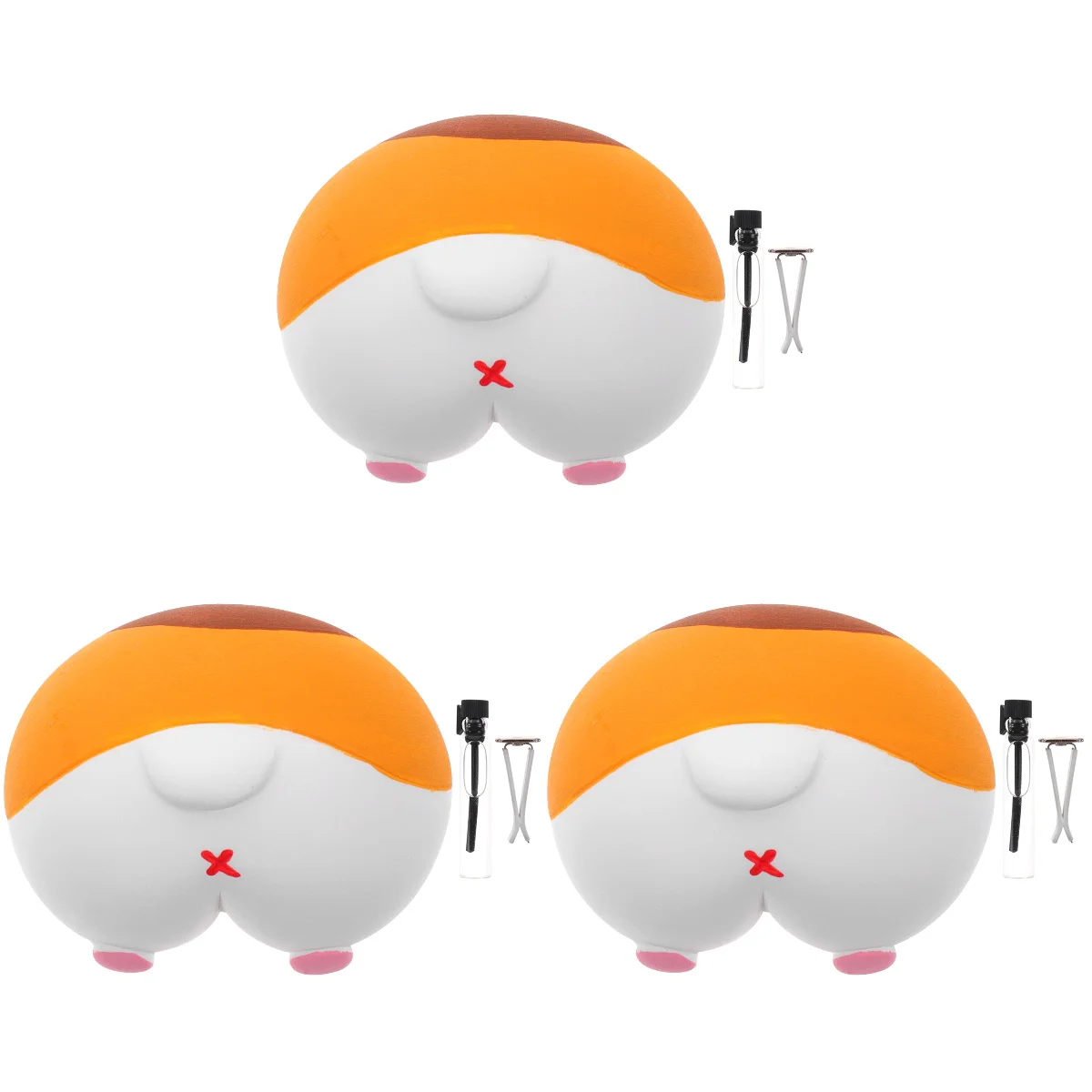 

3 Pieces Diffuser Car Vent Clips Air Essential Oul Aromatherapy Accessories Freshener Plaster Miss Mini Animals