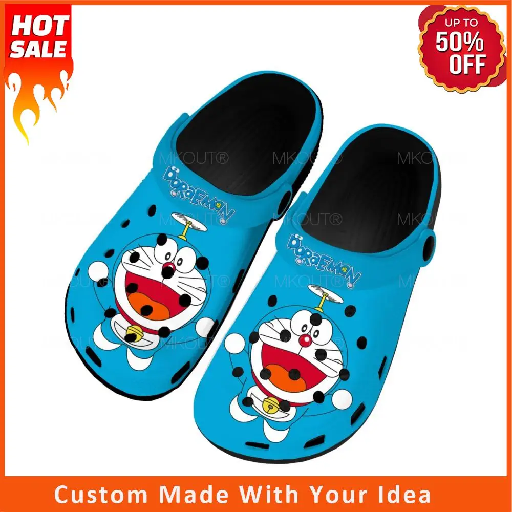 

Japanese Anime Children Cortoon Doraemon Home Clogs Custom Water Shoes Mens Womens Teenager Shoe Garden Clog Beach Hole Slippers