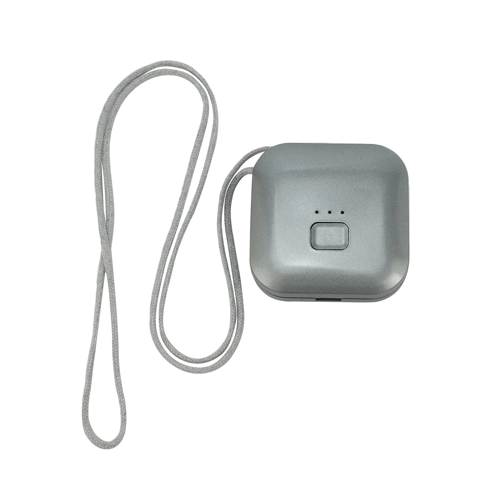 

Air Purifier USB Portable Personal Wearable Necklace Negative Ionizer Anion Air Cleaner Air Freshener Gray