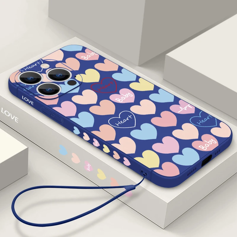 Силиконовый чехол для iPhone 15 Pro Max 11 12 13 14 16 XR XS SE 2022