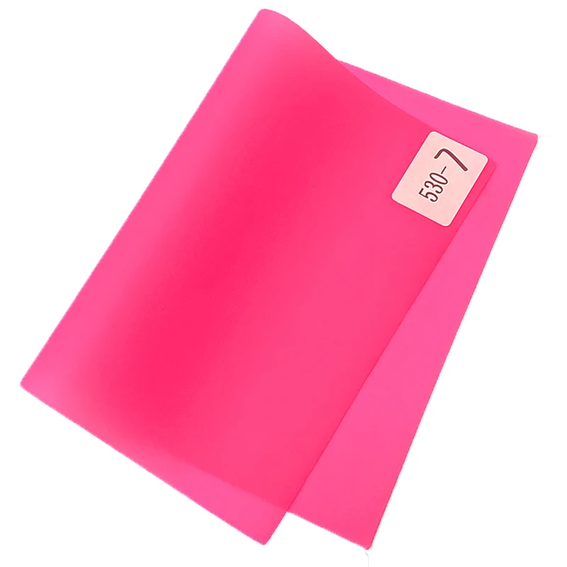 

50x120cm Jelly Solid Colored Translucent PVC Soft Plastic Film for Making Bag/Shoe/Garment/Decoration
