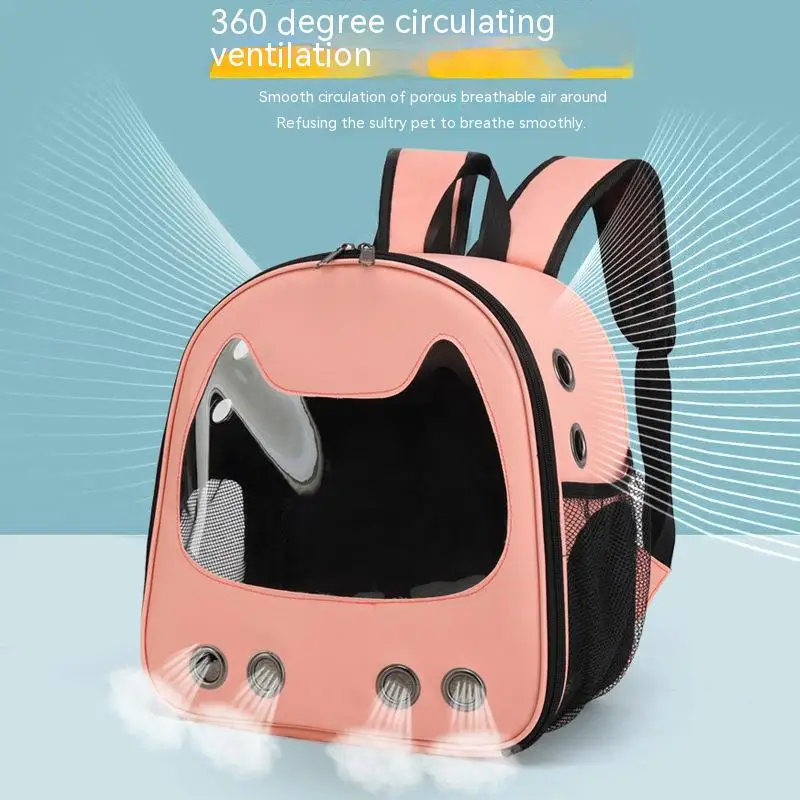 

Fashionable And Breathable Travel Pet Cat Bag And Puppy Backpack Pet Supplie