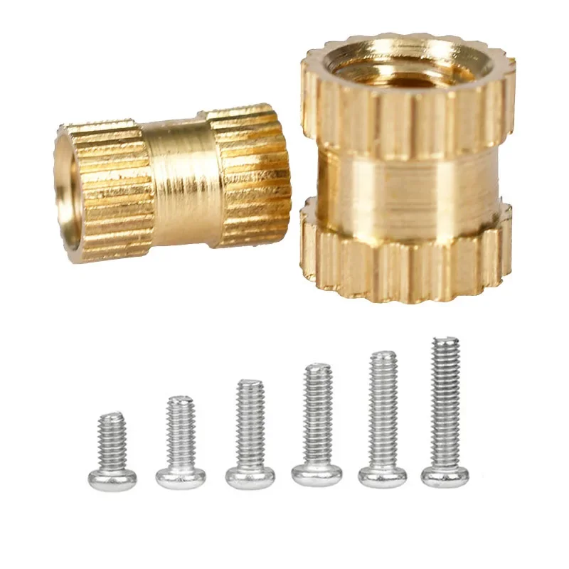 M1 M1.4 M1.6 M1.7 искусственный термоплавкий накатанный встраиваемый медный гайка из