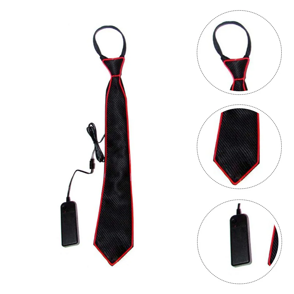 

Tie Led Lightnecktie Necktiesties Men Novelty Luminous Flashing Glow Kids Party Glowingunisexthe Dark Adjustable Neck Usb
