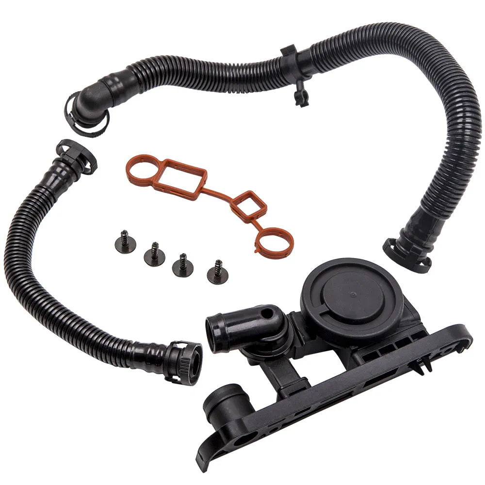 

PCV Crankcase Vent Valve Hose Kit for Audi A3 A4 TT GTI For Vw Eos Gti Jetta Passat 2.0l 2.0t 06F129101P, 06F129101R