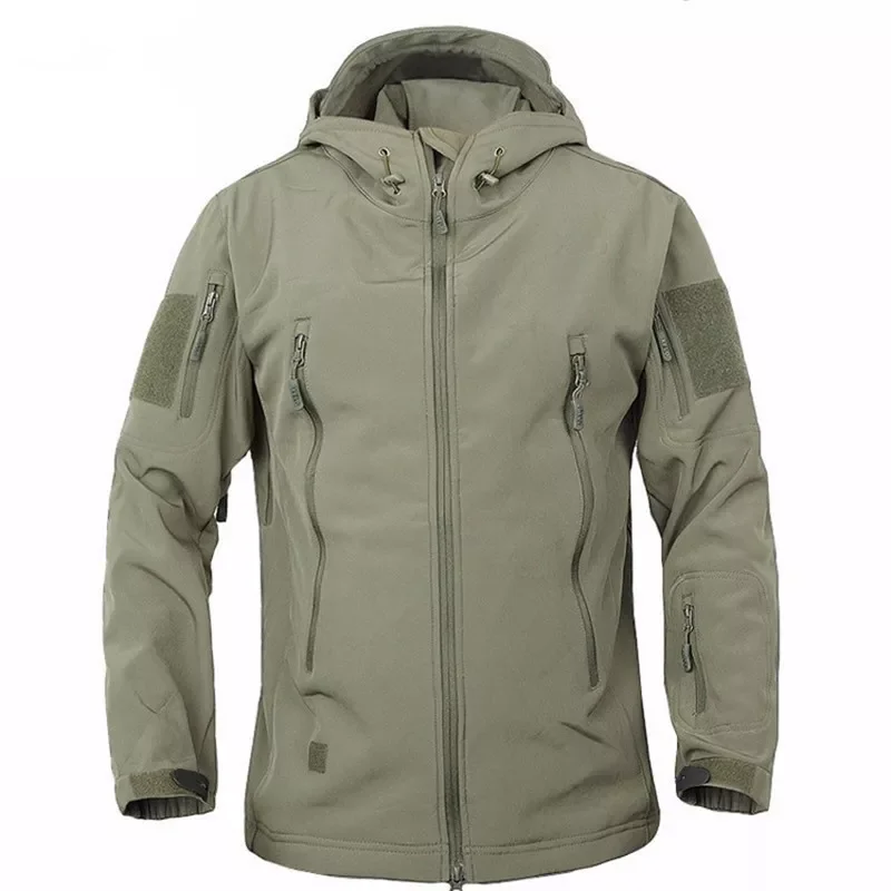 

New2022 Outdoor Hiking Jackets Waterproof Hooded Windbreaker Coat Men 2021 Autumn New Casual Jacket Tactics Military Jackets Men