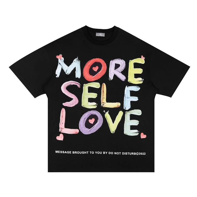 

Футболка с принтом «Self Love» для мужчин и женщин, 100% хлопок