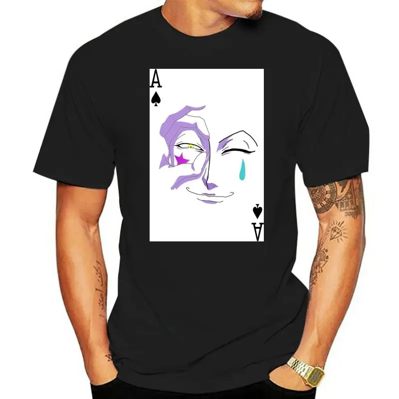 

Мужская футболка HXH Hisoka Joker Футболка женская футболка мужские хлопковые футболки топы хип-хоп Harajuku