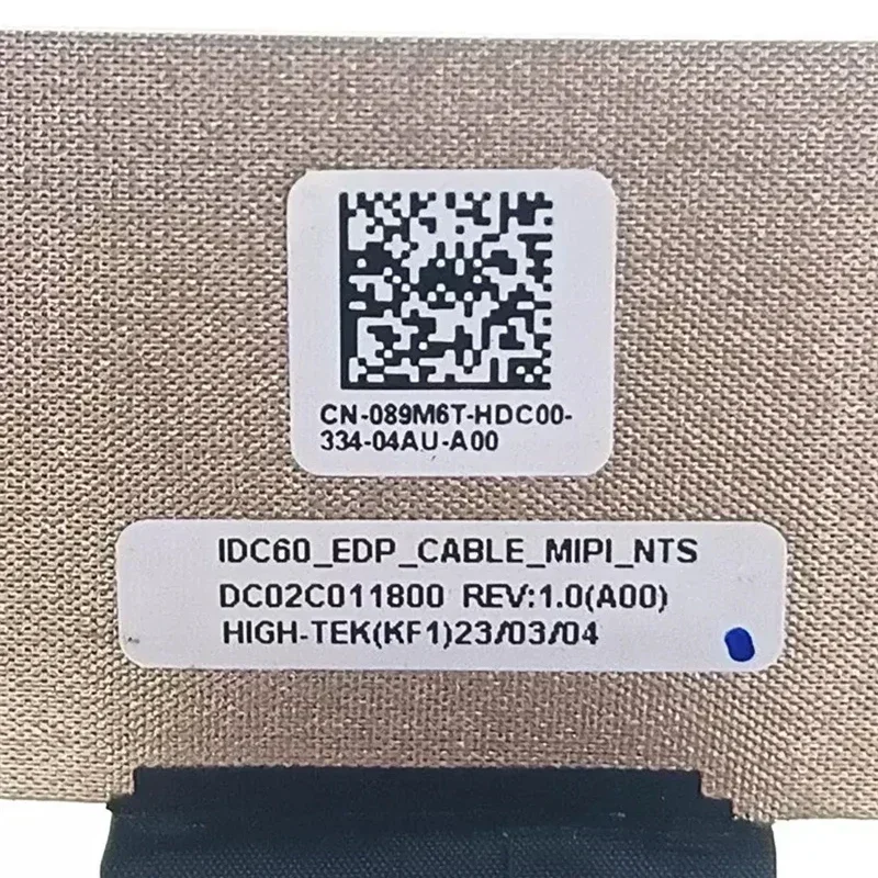Новый оригинальный ЖК-кабель EDP для ноутбука DELL Latitude 7640 IDC60 MIPI и сенсорный 89M6T 089M6T