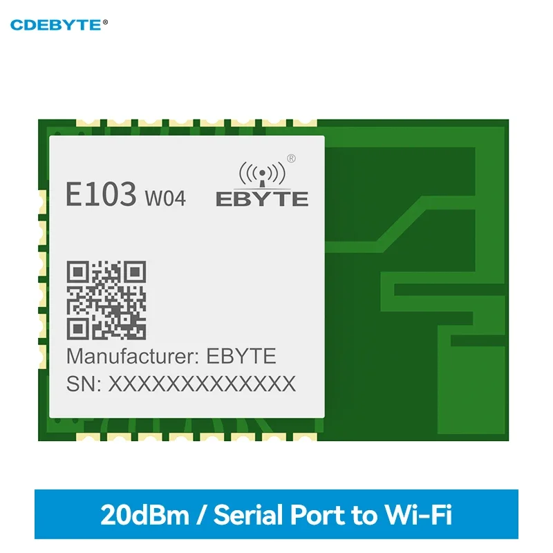 Последовательный порт к модулю WIFI UART CDEBYTE E103-W04 Modbus IoT Шлюз TCP UDP MQTT HTTP FOTA 20 дБм