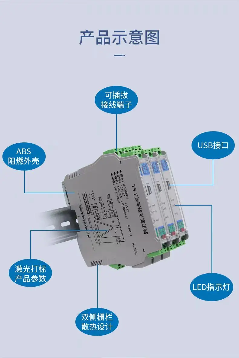0 1-100 кГц изолятор входной частоты сигнала 4-20 мА 0-5 в 0-10 выходного