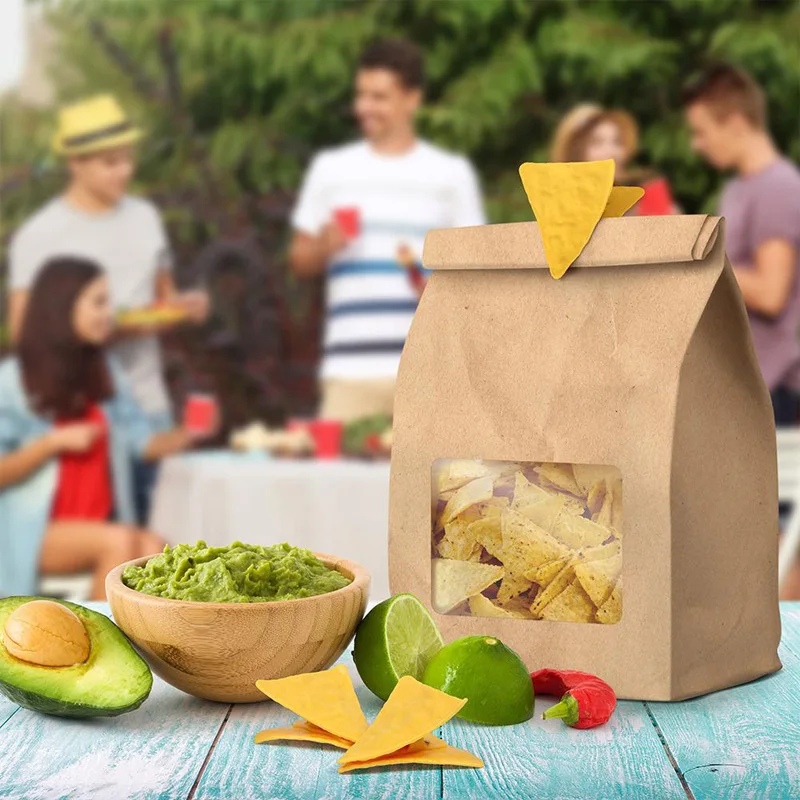 

Cute and creative potato chip appearance design seal clip triangle oval shaped bill clip hand tent storage clip snack seal clip