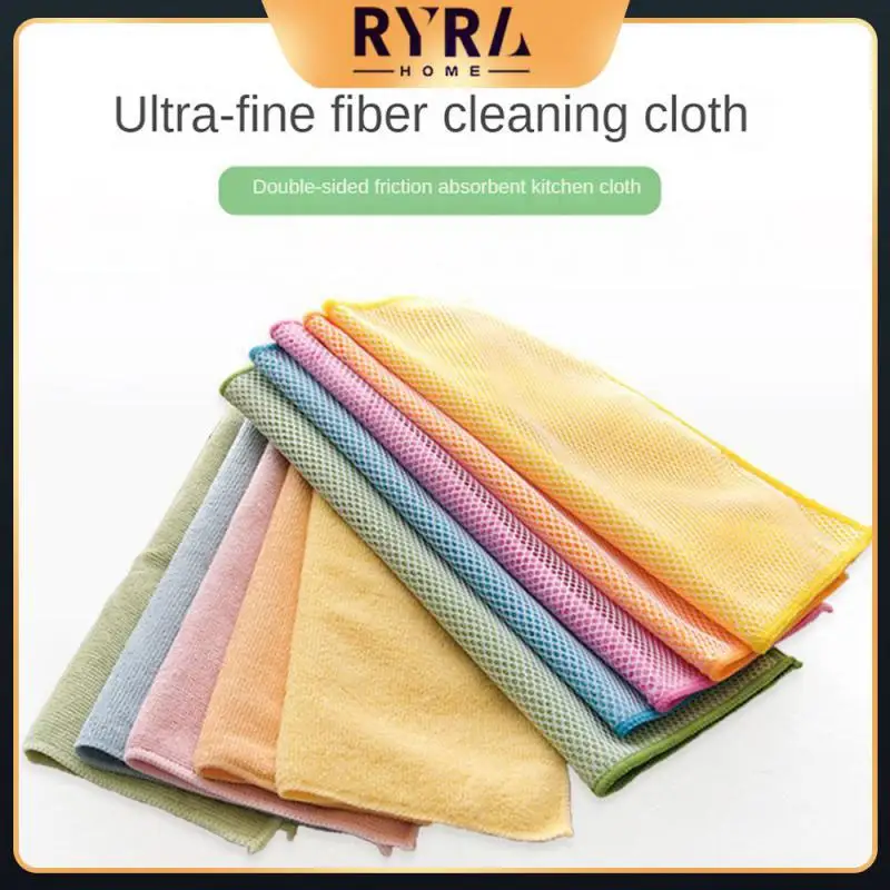 

1 Pcs Dishwashing Towel For Kitchen Cleaning Dish Cleaning Dishwashing Brush Foam Rich Absorbent Household Cleaning Tools