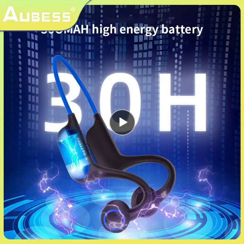 

Portable Not In-ear Headset 5.3 Bone Conduction Headphone Lightweight Stereo Tws Earbuds Support Tf Card