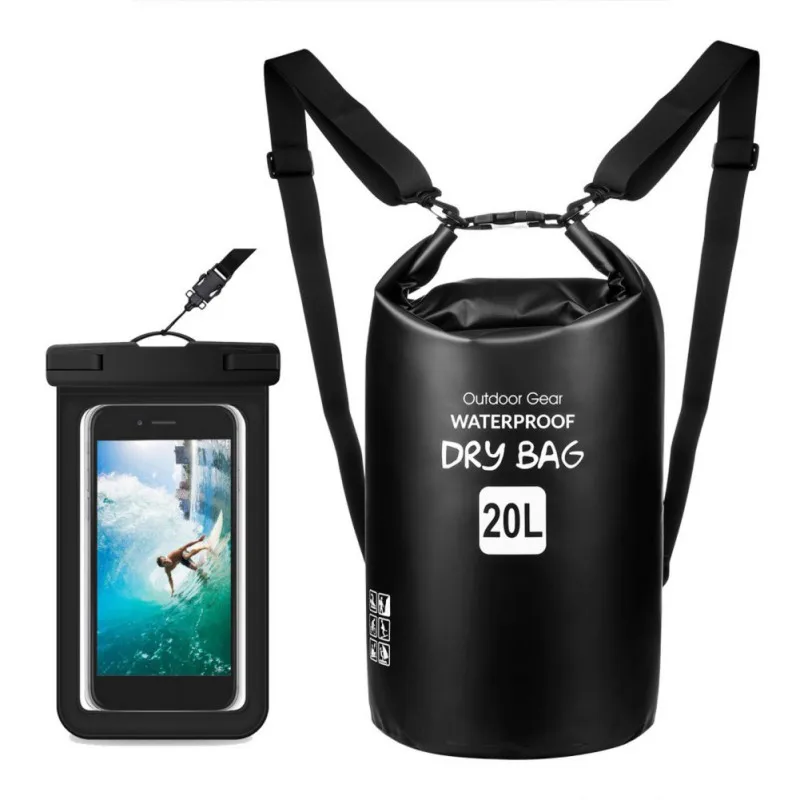 

Waterproof Phone Case Lightweight Bags Foldable for Kayaking Hiking Camping Waterproof Dry Compression Sack