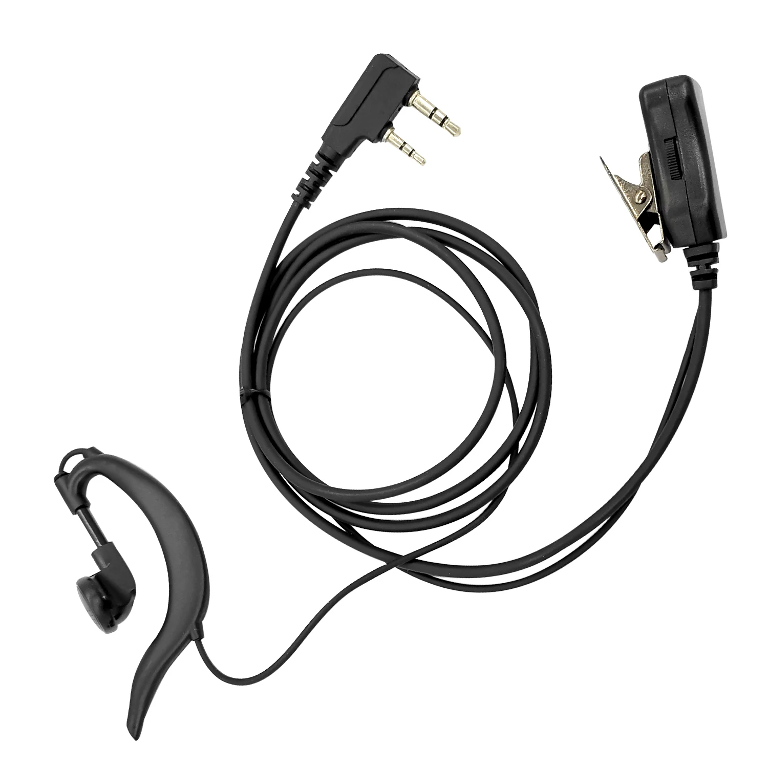 PTT MIC G Shape Earpiece Headset for baofeng BF-T3, BF-888S, BF-F8HP, BF-F9, BF-F9  Walkie Talkie Ham Radio Hf Transceiver Handy