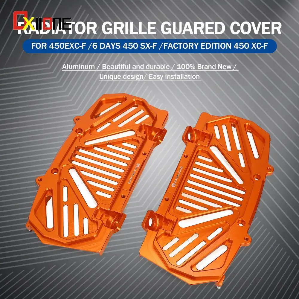 

For 450EXCF /6DAYS 450 SXF/ Factory Edition XC-F 500 EXCF/Six Days XCF W Motorcycle Radiator Grille Protection Guared Cover Part