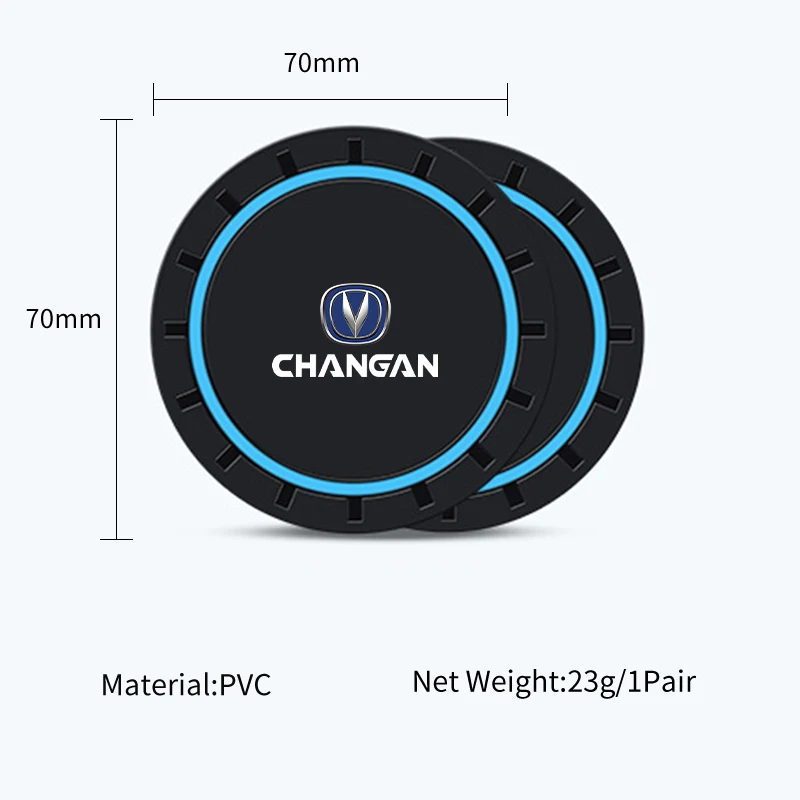 2 шт. автомобильные подставки для воды силиконовые противоскользящие коврики