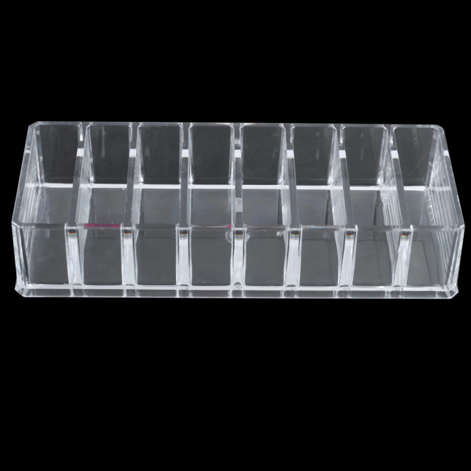 

New 8 Slot Acrylic Compact Holder Powder Eye Blush Makeup Case Storage Organiser