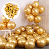 2050pcs metallic chrome balloons wholesale latex ballon birthday wedding decor holiday celebration party balloon accessories