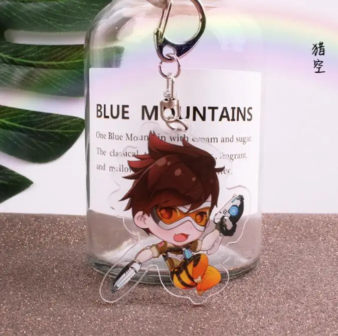 Overwatch брелок акриловый для ключей подвеска аксессуары аниме |