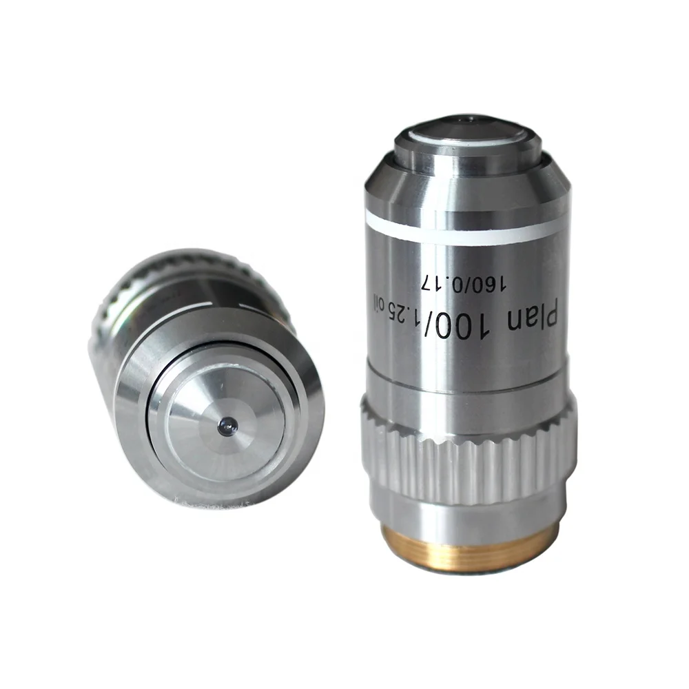 Оптические аксессуары 195 конъюгированный 40X 100X ПЛАН Ахроматический объектив