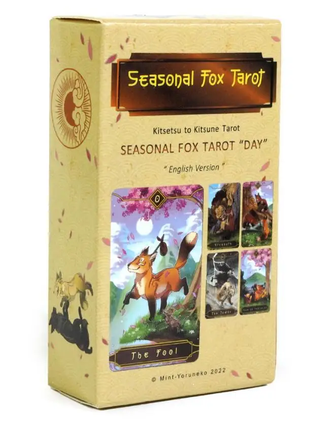 

6 new!! 12Styles seasonal fox Tarot cards Dreaming lenormand life gode Oracle Cards Family Party Board Game Divination Fate Card