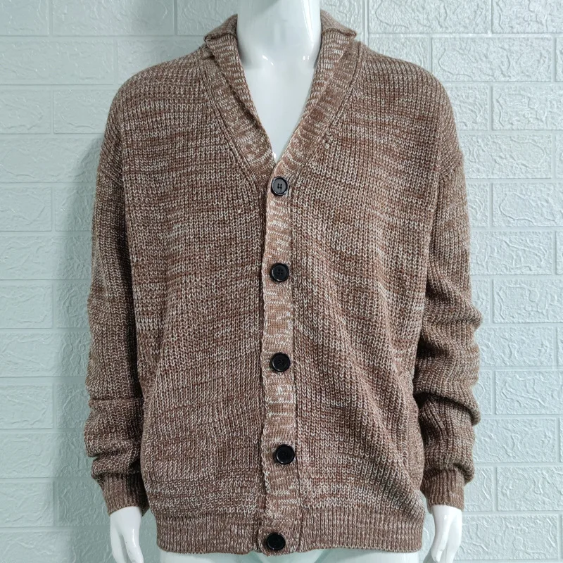 Красный кардиган для мальчиков Вязаный топ на пуговицах с длинным рукавом