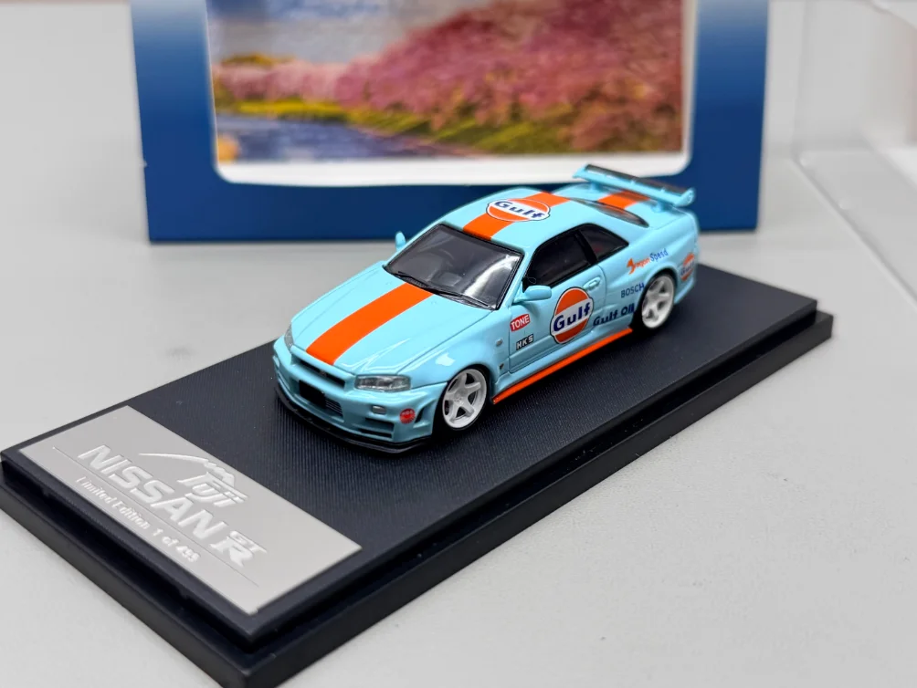 Фото Металлическая модель автомобиля Diecast Fuji 1:64 Scale GT-R R34 Z-Tune Skyline №2