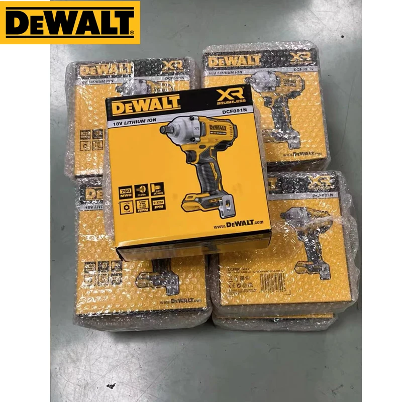 DEWALT DCF891 беспроводной ударный гайковерт с кольцевой наковальней только 812N.m