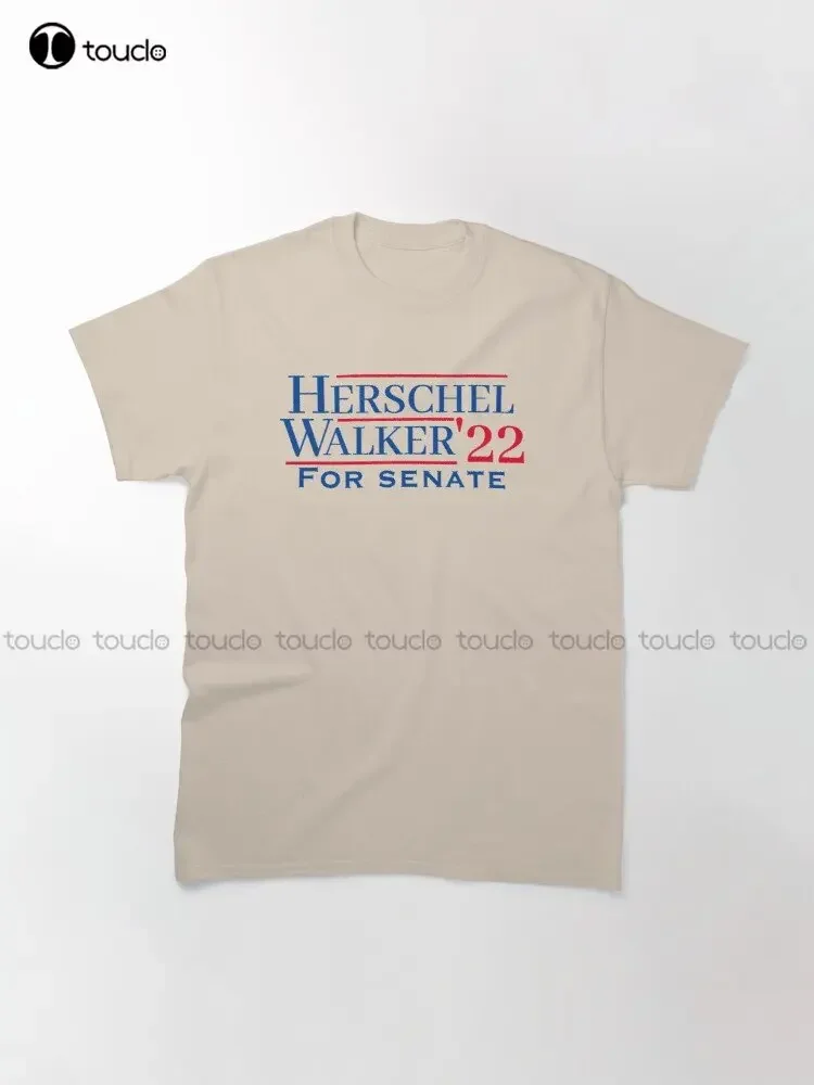 Herschel Walker Trending T-Shirt Men Shirt Custom Aldult Teen Unisex Digital Printing Tee Shirts Gift Xs-5Xl Streetwear