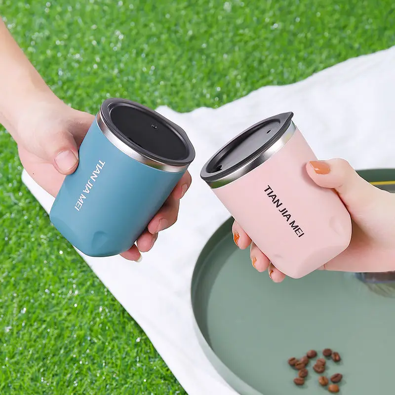 

Creative Coffee Thermos Cup Small Capacity Color Exquisite Hand Cup Portable Mugs Office Coffee Cup