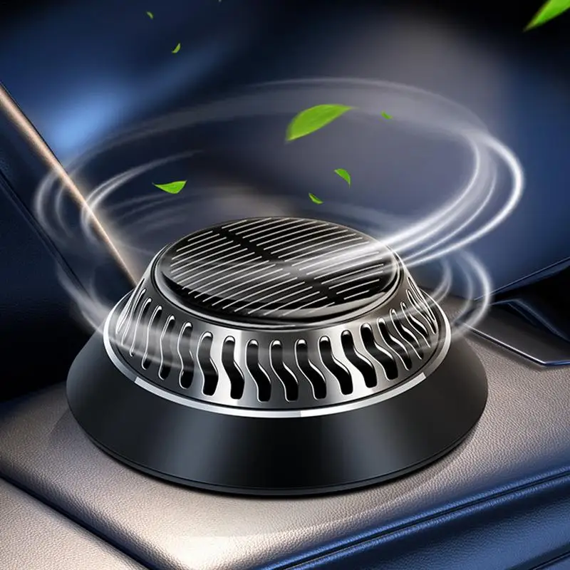 

Car Fragrance Diffuser Rotary Solar Powered Car Air Freshener Auto Rotating Aromatherapy Ornaments Car Interior Oils Diffuser