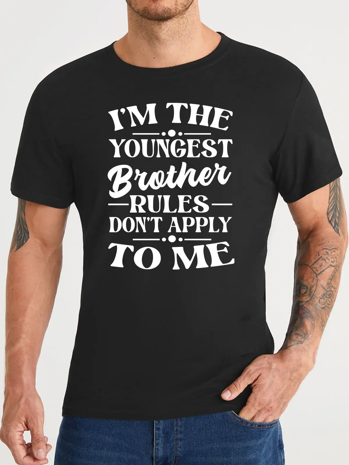 Мужская футболка Lilicloth X Manikvskhan I'm The Youngest Brother