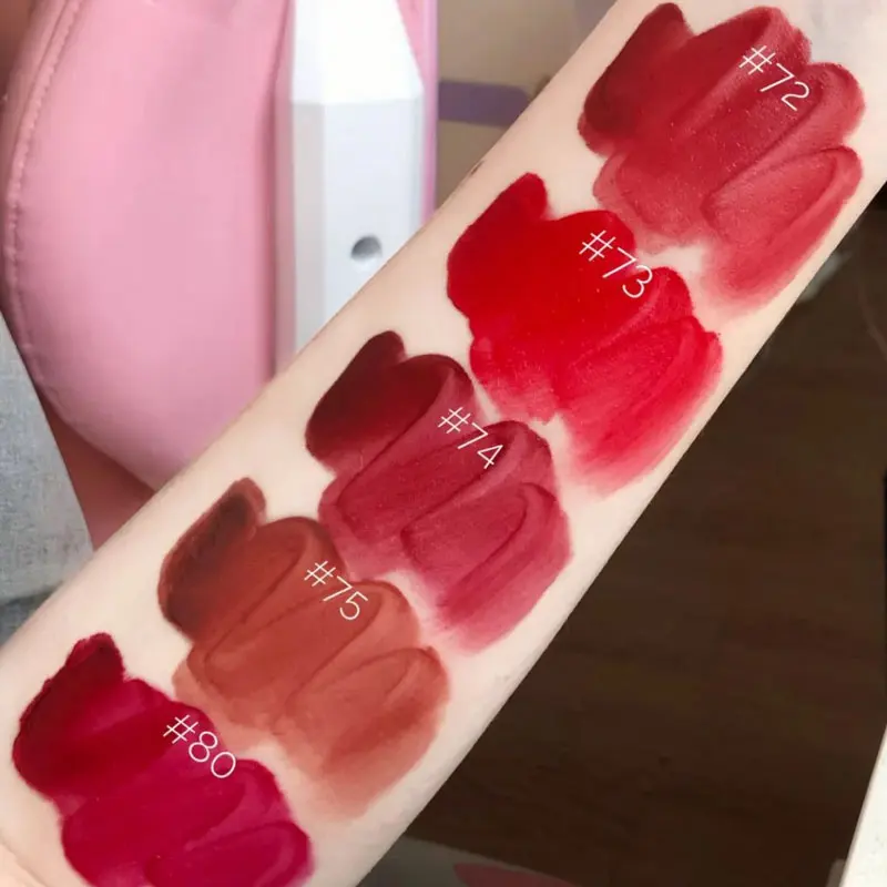 High Quanlity Liquid Lipstick Lasting Moisturizing Shine Lip Colour Red Nude Laque Shiny Lips Makeup |