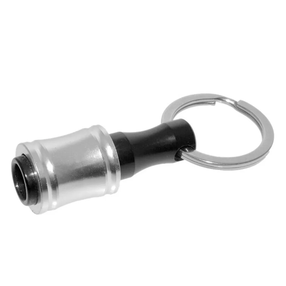 

Adapter 6x Screwdriver Bit Holder 1/4 Hex Shank Aluminum Alloy Drill Extension Bar Quick Release Tool W/ Carabiner