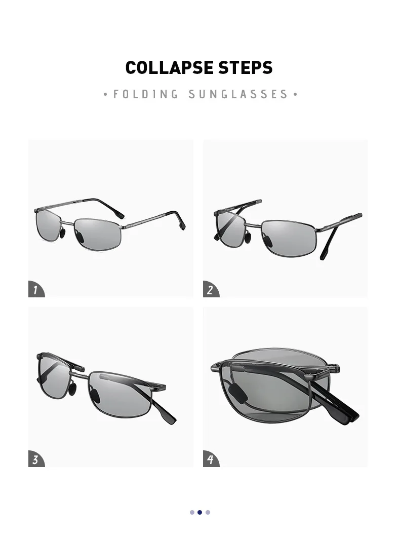 VCKA классические квадратные поляризационные солнцезащитные очки для