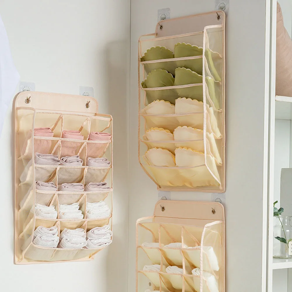 

Underwear Storage Bag Foldable Bedroom Hanging Underwear Organizer Wall Hanging Wardrobe Beside Storage Bag Closet Organizer