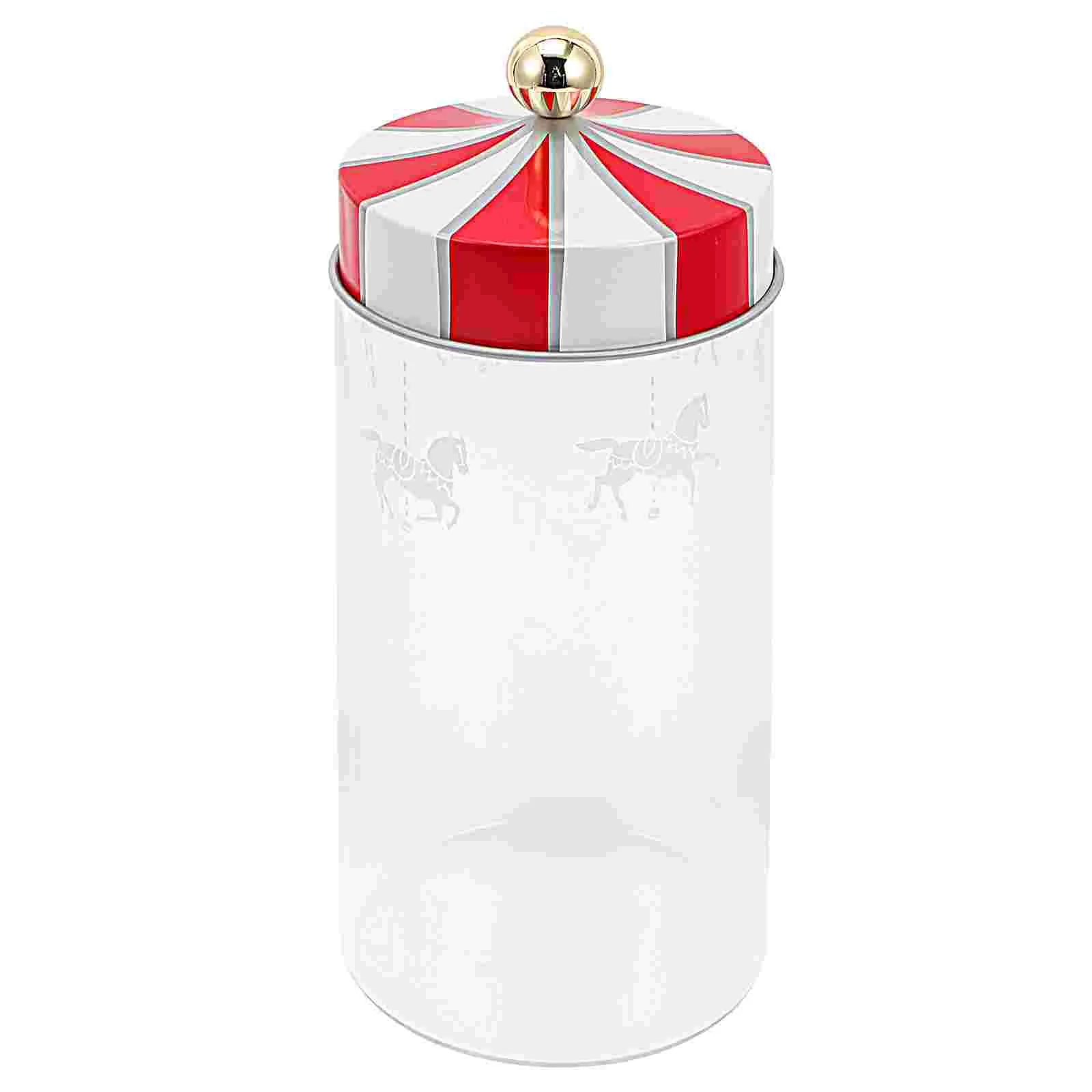 

Glass Kitchen Storage Jar Glass Storage Containers with Ceramic Lid Empty Airtight Jars Kitchen Canisters For Sugar, Candy,