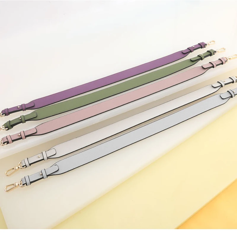 

New 76-80cm Long PU Leather Shoulder Bag Strap DIY Handbag Handle Women Girls Handbags Buckle Belts Strap Bag Accessories