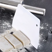 plastic cake cream spatula dough spatula cake knife baking tools diy pastry knife baking cutting tools kitchen gadgets 1pc