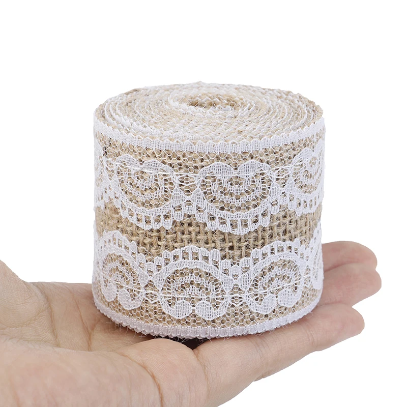 

2 м/рулон, рулон из льна и кружева